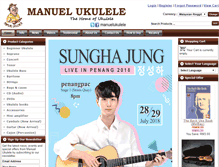Tablet Screenshot of manuelukulele.com